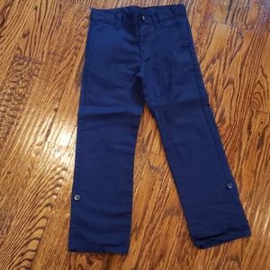 Navy linen pants